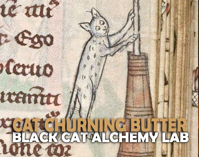 Cat Churning Butter Perfume Oil